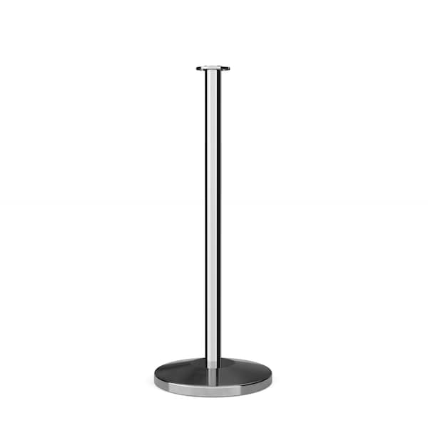 Montour Line Stanchion Post and Rope Pol.Steel Post Flat Top EP400-FL-PS - main